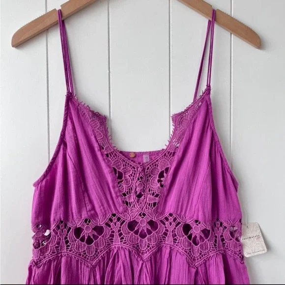 Free People Purple Mini Dress - Picture 4 of 5